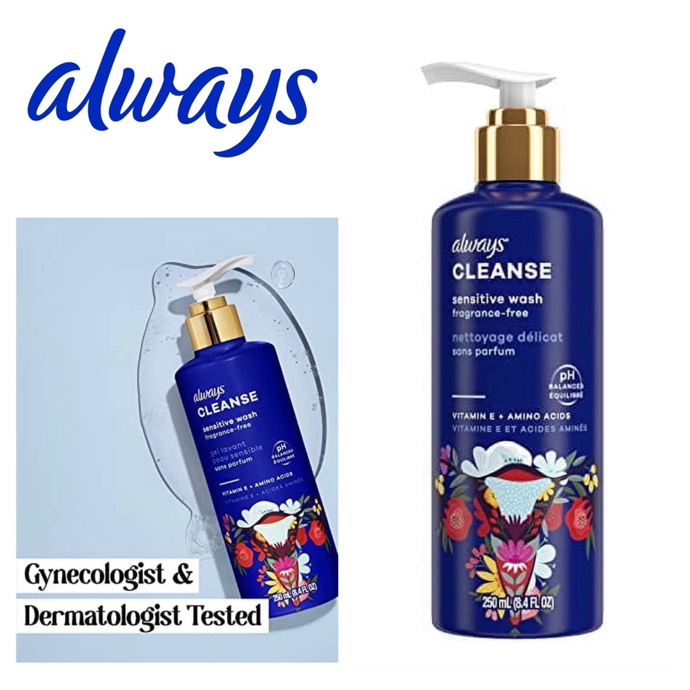 Always Cleanse Sensitive Wash for Intimate Skin